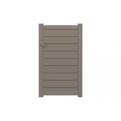 Packshot portillon Merlot avec lames horizontales de 160 mm