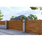 Portail coulissant Cobalt avec des lames horizontales