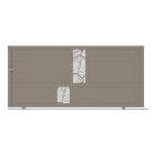 Packshot portail coulissant Jupiter avec lames de 160 mm horizontales