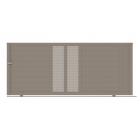 Packshot portail coulissant Délos avec lames de 160 mm horizontales