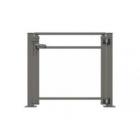 Portillon Béring : sans lisse et verre transparent
Coloris : gris quartz RAL 7039
