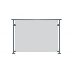 Dampier verre opale
Coloris : gris bleu RAL 7031