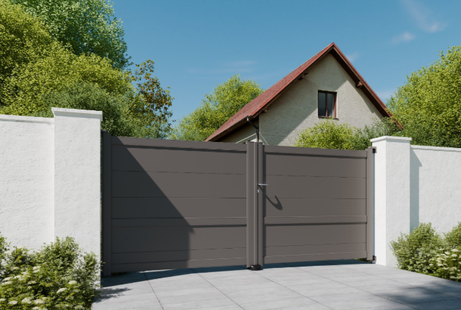 •	Ambiance 3D - 2 vantaux Carignan - gris 2900