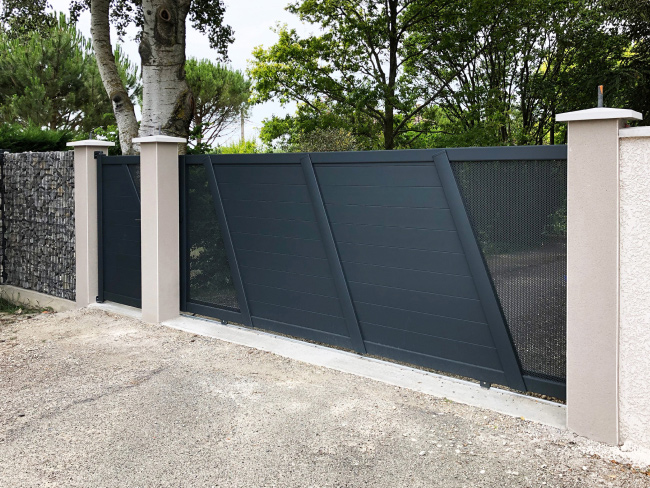  Le portail coulissant en aluminium, les avantages 