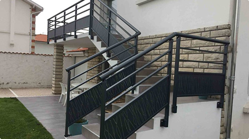  Une terrasse protégée par un garde-corps de qualité     