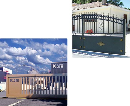  Le portail aluminium coulissant 
