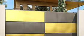  Portail aluminium coulissant gamme Rivage 