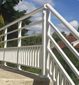 Un garde-corps en aluminium sur-mesure